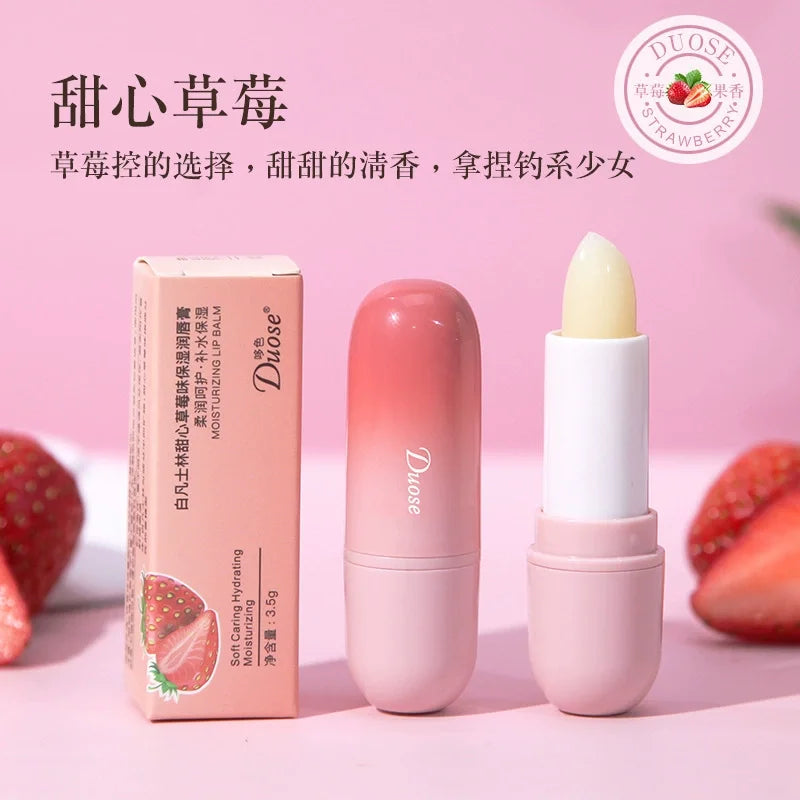 Fruit Lip Balm Set | Nourishing Moisturizing Lip Care Treatment Lip Care strawberry Tidesmit