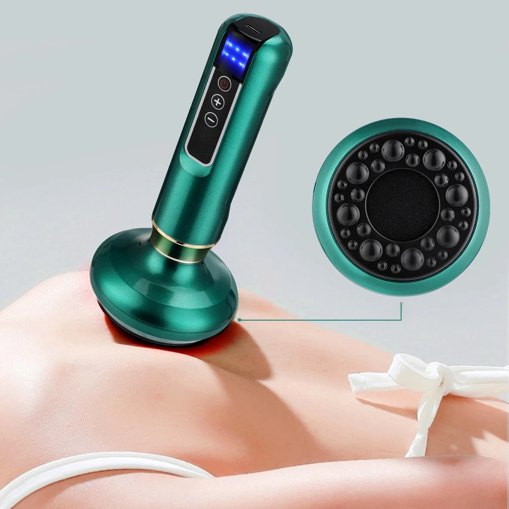 Electric Cupping Massager with Infrared Heat - 12 Gear Muscle Relief Body Shaping Massage Equipment Tidesmit