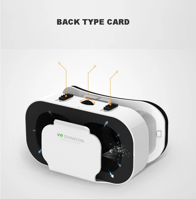 VR Headset for Smartphones - Lightweight Immersive Mobile VR Glasses Tidesmit