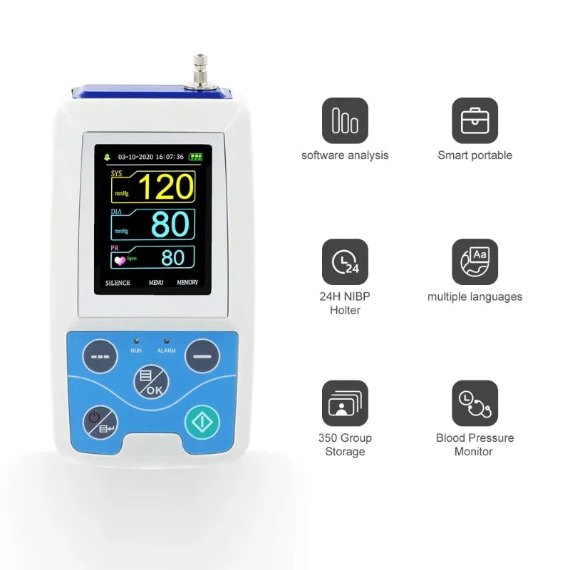 CONTEC ABPM50 24Hours Ambulatory Blood Pressure Monitor Holter ABPM Holter BP Monitor Free Software