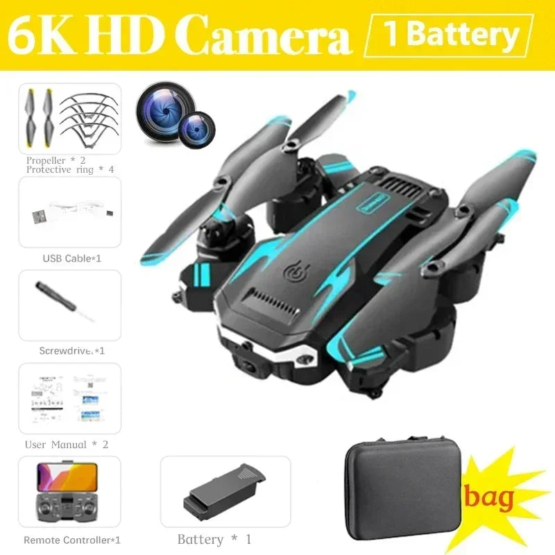 8K GPS Camera Drone Foldable Quadcopter with Obstacle Avoidance BL-6K dual camera Tidesmit