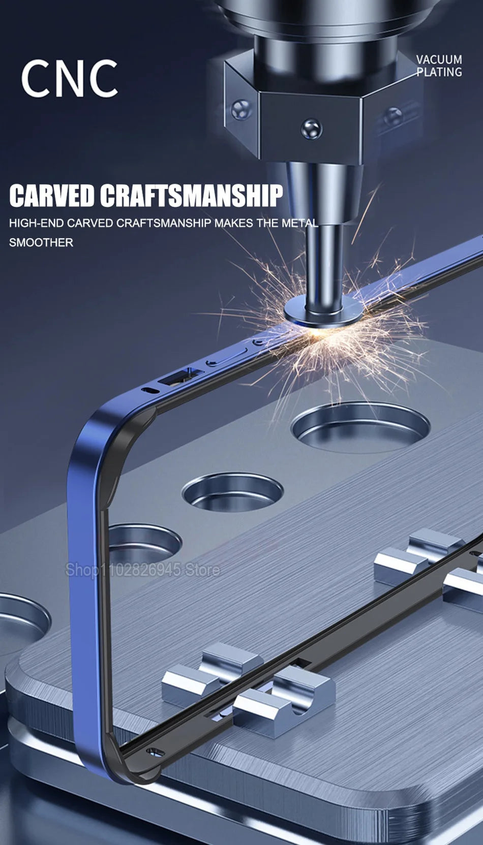 iPhone 17 Aluminum Bumper Case - Slim Military-Grade Metal Frame Tidesmit