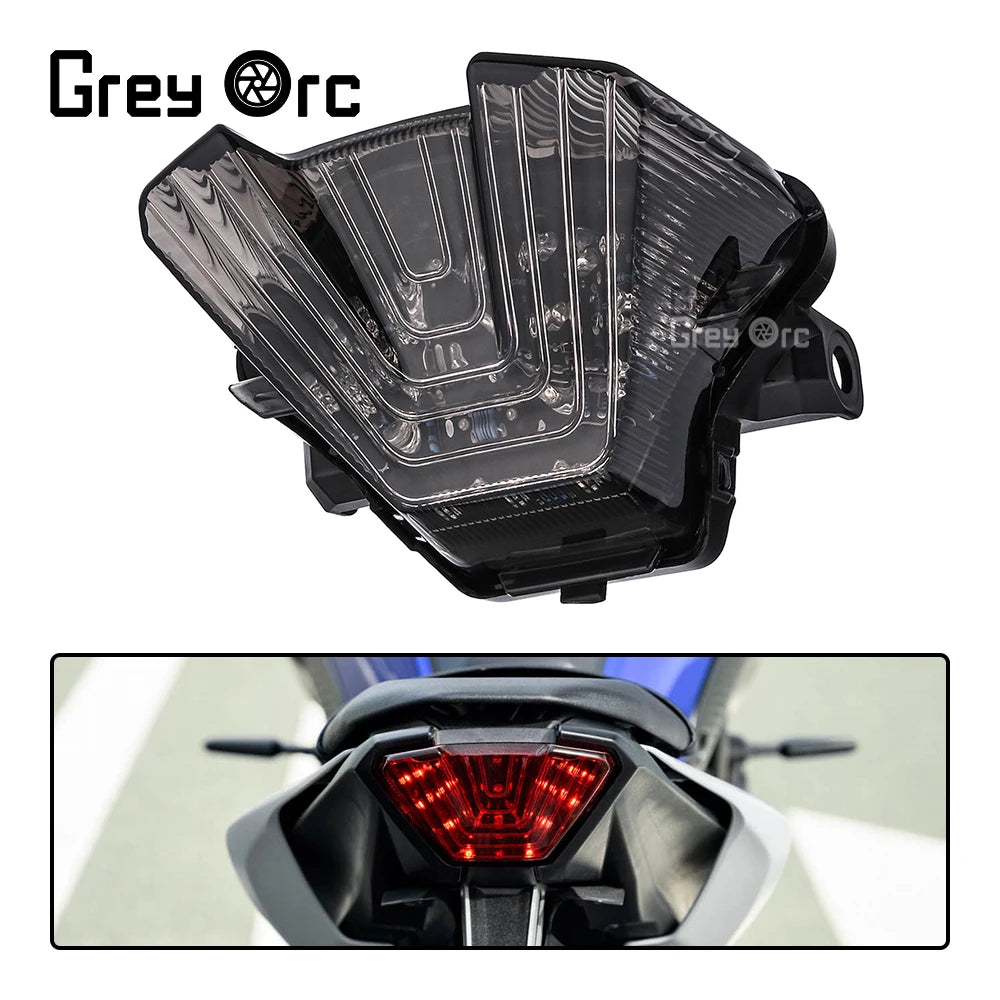 Motorcycle LED Rear Tail Light Brake Turn Signal Integrated Light For Yamaha MT-07 MT07 2018 2019 2020 2021 2022 2023 2024