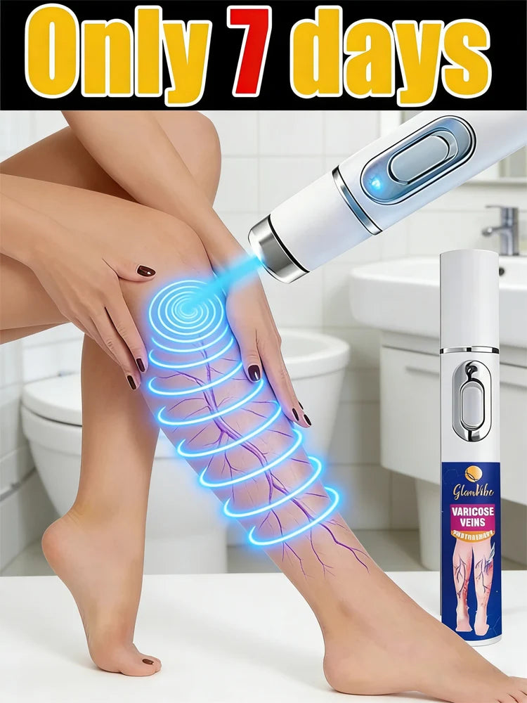 Blue Light Pen for Leg Health - Portable Wellness Therapy Device Relaxation Treatment Tidesmit