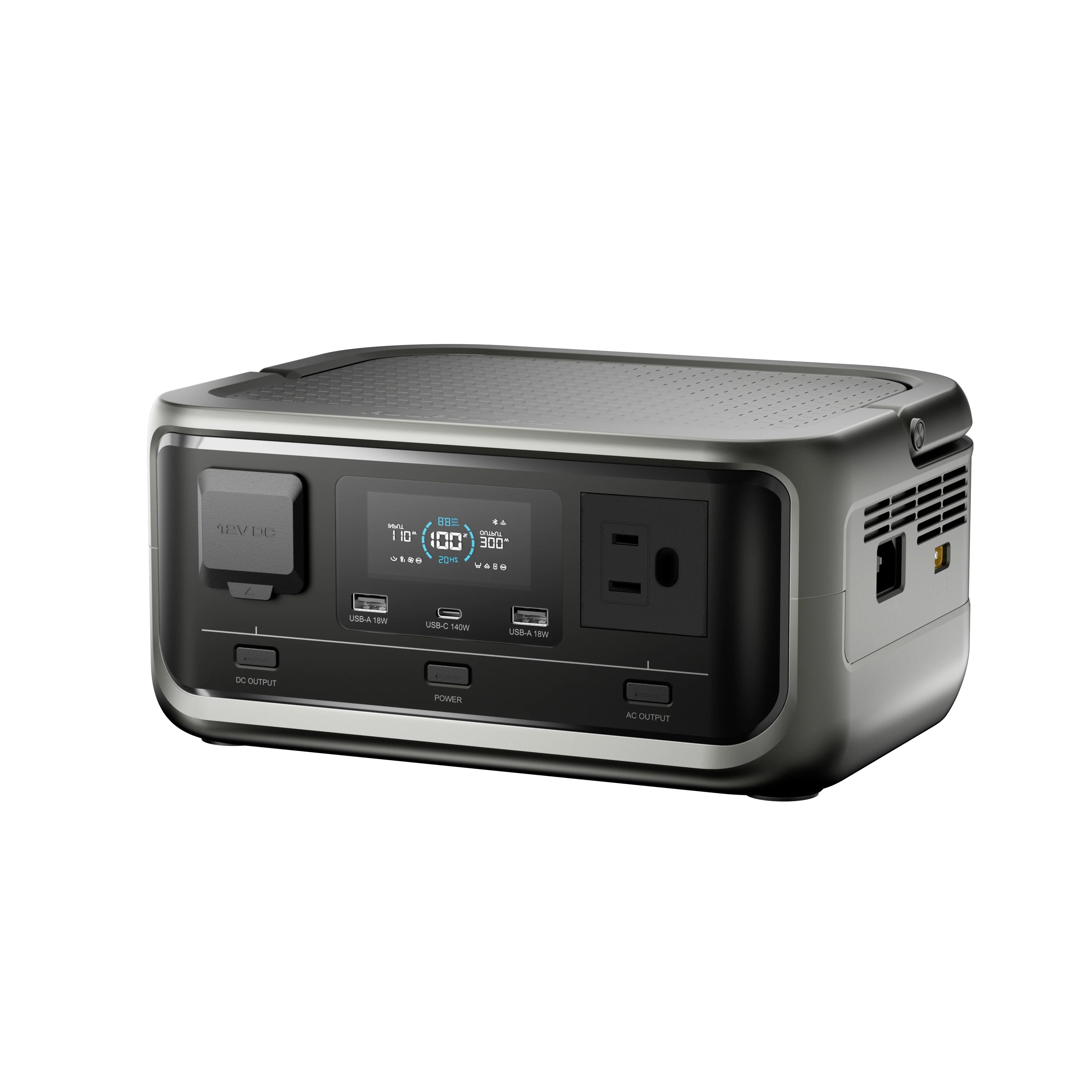 ALLPOWERS VOLIX P300 Portable Power Station 256Wh LiFePO4 Battery 300W (Peak 600W) AC Output for Outdoor Camping Travel Home Use
