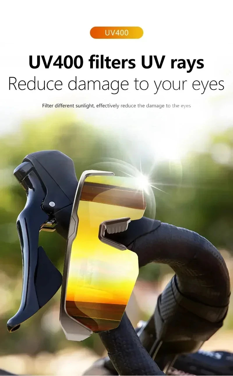Bluetooth Cycling Sunglasses with Spatial Audio - Tidesmit Black Tidesmit