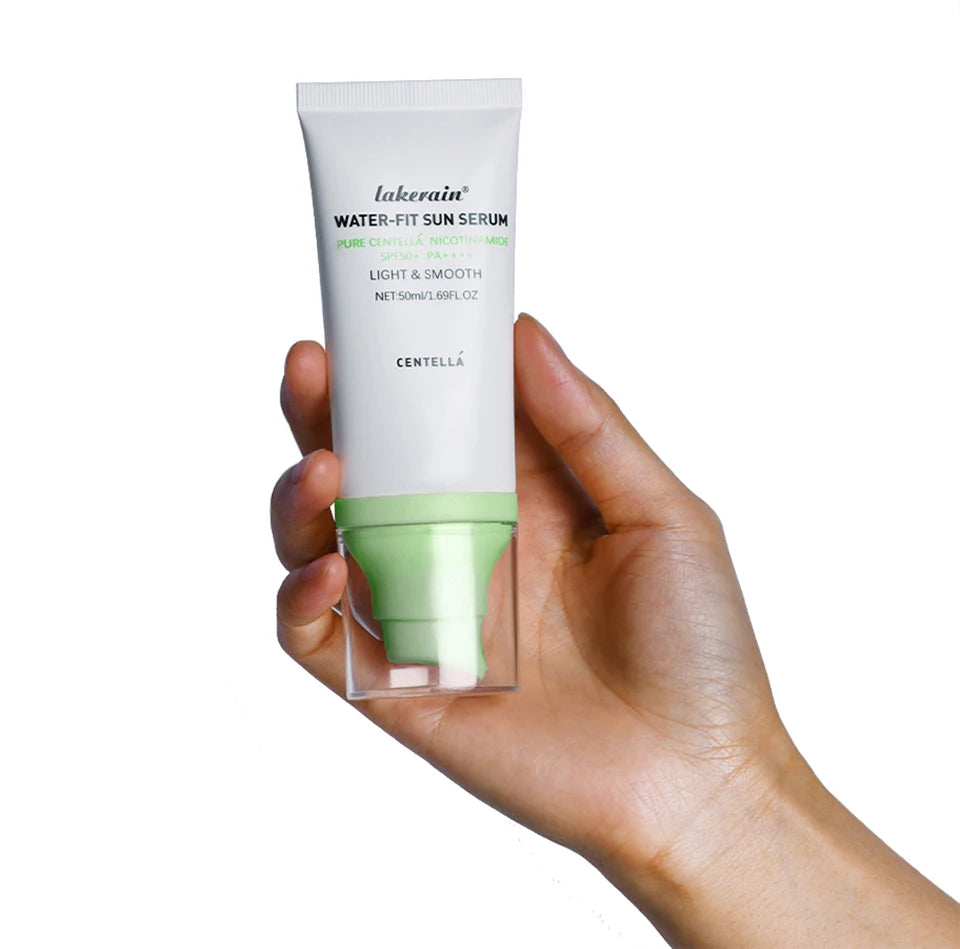 Tidesmit SPF 50 Centella Asiatica sunscreen essence face makeup product packaging view