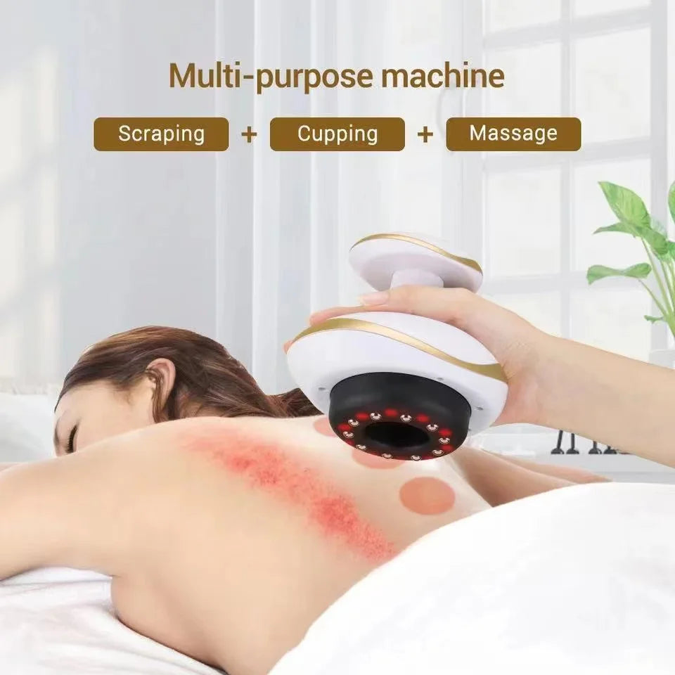 Electric Guasha Body Massager with Heat Therapy for Muscle Relief Body Shaping Massage Equipment Tidesmit