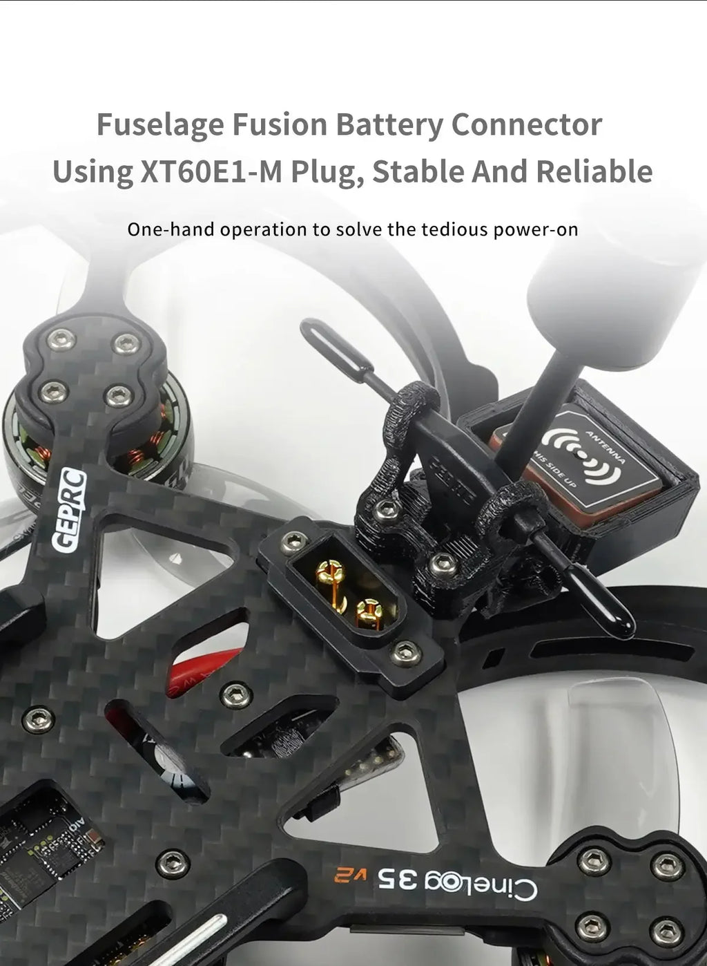 GEPRC CineLog35 V2 FPV Drone | 4K HD Camera & ELRS 2.4G GPS Tidesmit