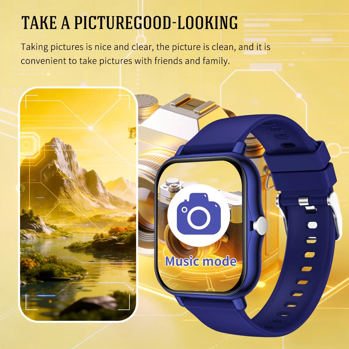 LAXASFIT Kids Smartwatch 2026 New Multi Sport Mode Sleep Tracking Bluetooth Call Find Device Gift For Children Boys Girls