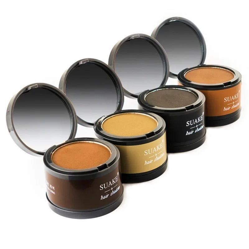 Tidesmit 4-color hairline powder texture close-up for waterproof forehead contouring and root coverage