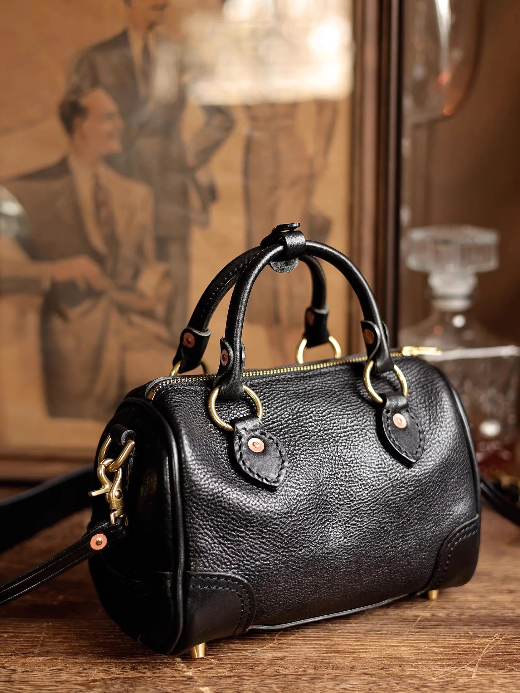 PNDME fashion vintage designer handmade brand top layer cowhide women small handbag outdoor genuine leather ladies shoulder bag