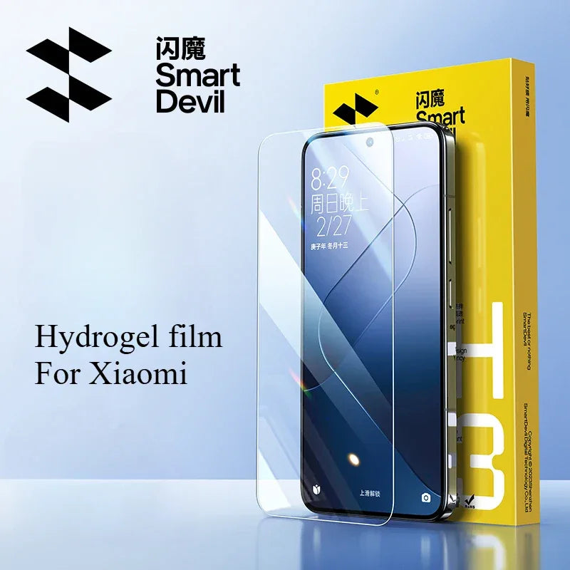 Xiaomi 15 Pro Screen Protector Hydrogel Full Coverage 2 Pack - Tidesmit for mi 14Ultra 2 pieces Tidesmit