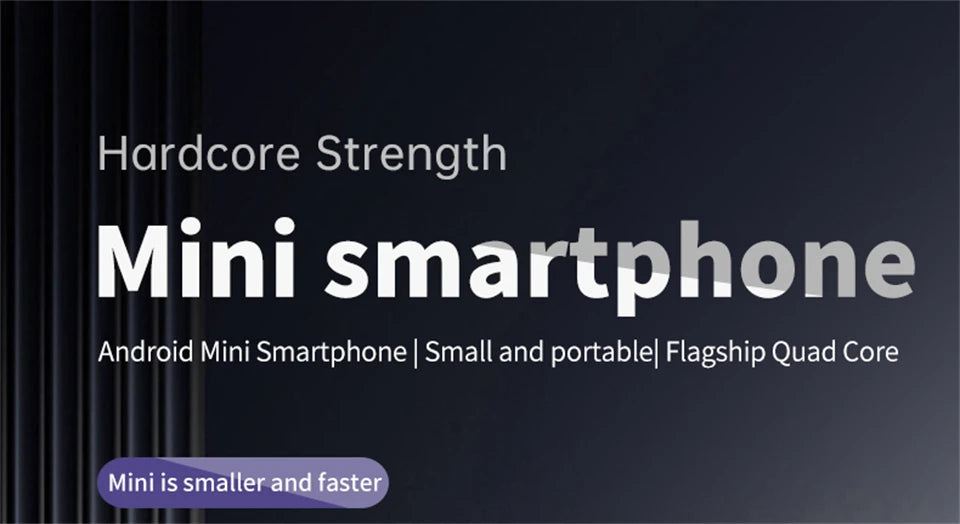 SOYES XS14 Pro 3.0in 4G Mini Smartphone Android 9.0 Dual Sim Face ID Dual Camera WIFI Bluetooth FM Hotspot GPS OTG Mobile Phone