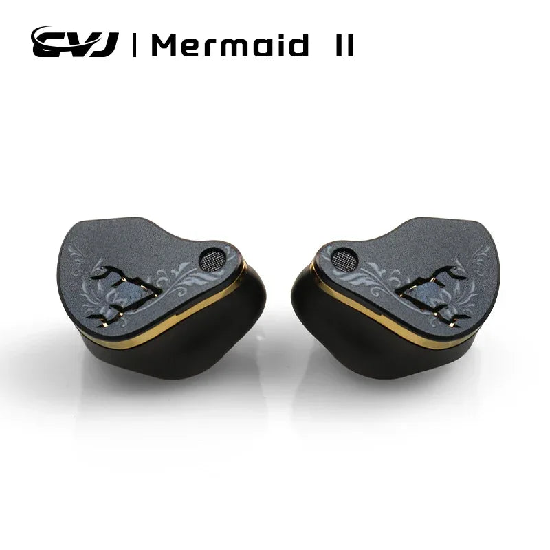 CVJ Mermaid 2 IEM Earphones | Dynamic Driver 2-Pin by Tidesmit CVJ Mermaid 2 Tidesmit