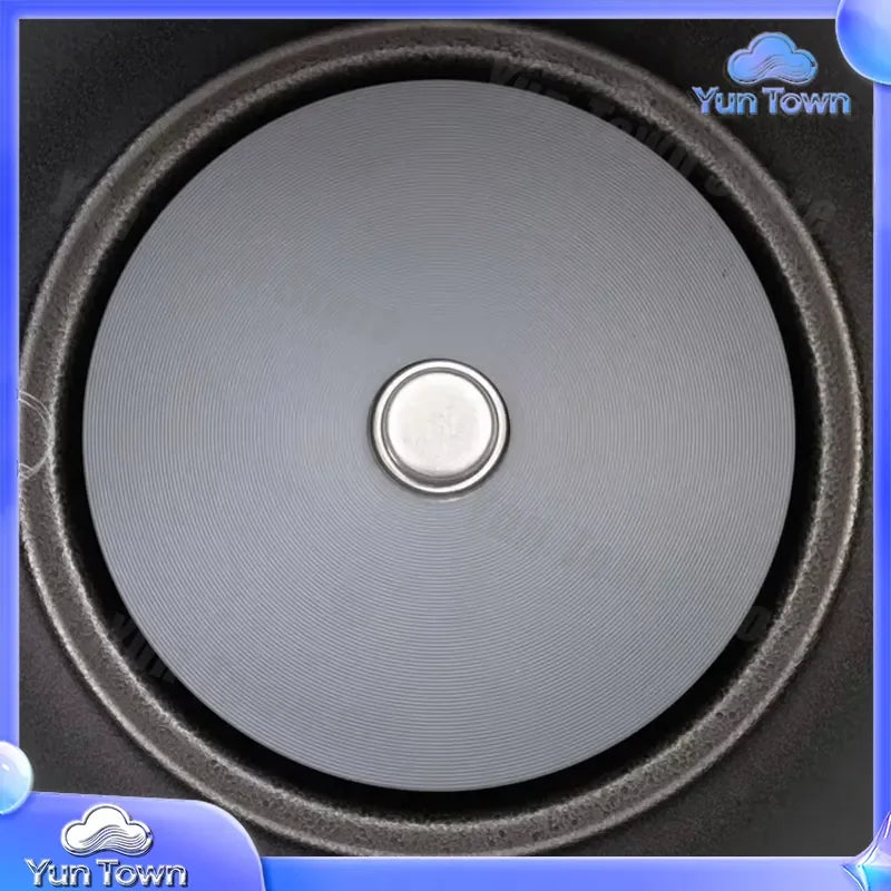 8L electric pressure cooker lid with central vent cap
