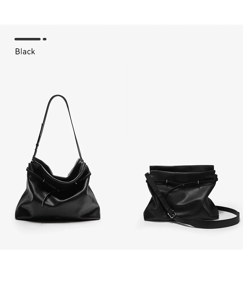 2026 ﻿Genuine Suede Women's Bag Large Capacity Crossbody Underarm Tote for Commuting Multi-functional BAFELLI Hobo Bag