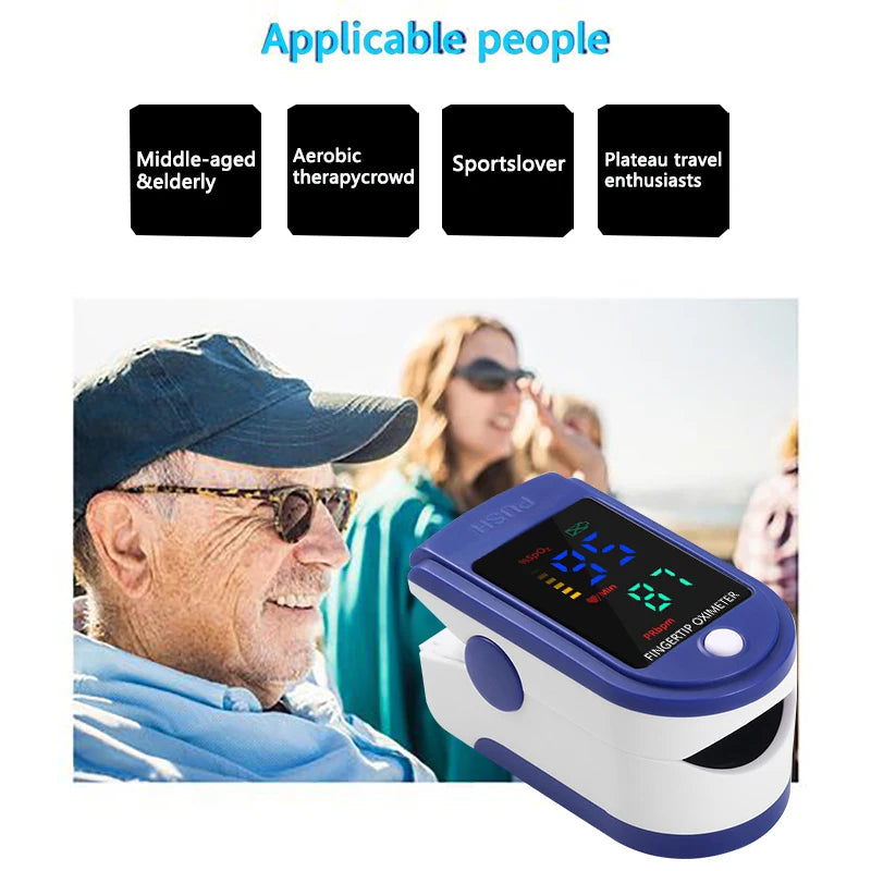 Arm Blood Pressure Monitor Sphygmomanometer Tonometer Tensiometer + Pulse Oximeter Finger Clip Pulse Monitor + Body Thermometers