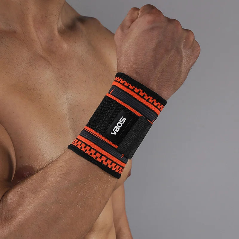 Adjustable Wrist Support Brace - Compression Wrist Wrap for Carpal Tunnel Pain Relief, Breathable Wrist Strap for Gym Fitness, T