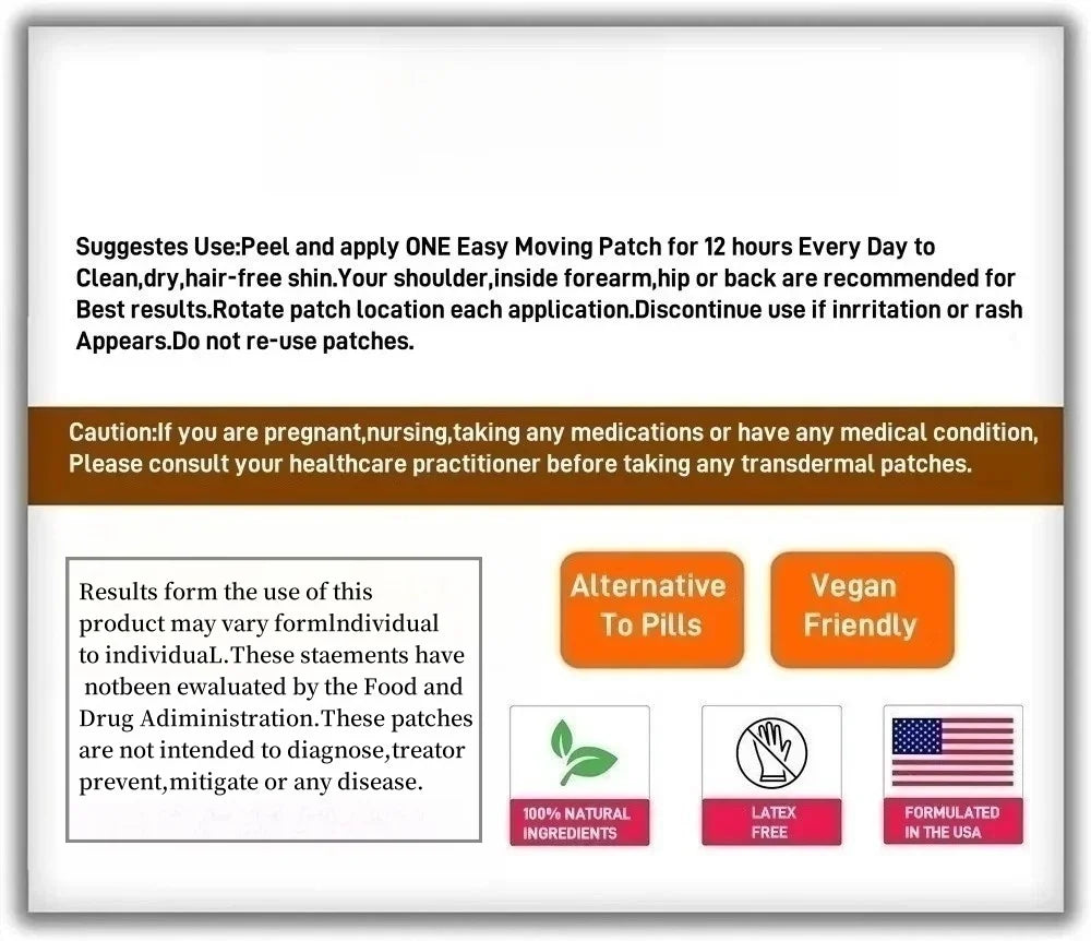 Tidesmit 30ct Multivitamin Transdermal Patches for Women with A, B, C, D, E & Biotin for Immune, Bone & Heart Health.