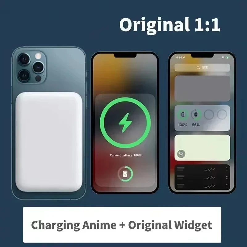 Magnetic Power Bank 50000mAh - Fast Wireless Charger for iPhone Tidesmit
