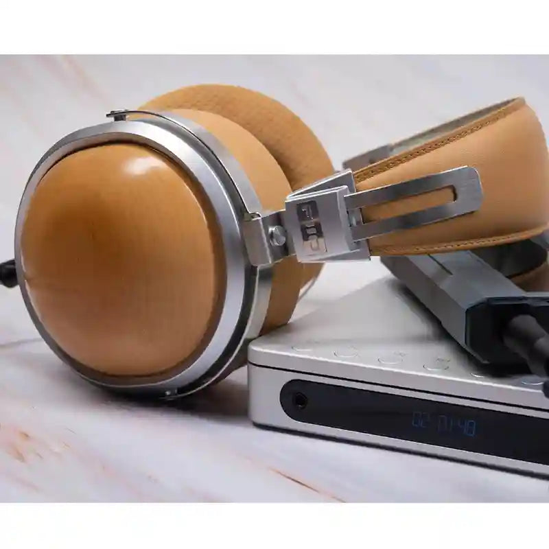 FiiO FT1 Closed-Back Over-Ear Headphones with 60mm Wood Driver Tidesmit