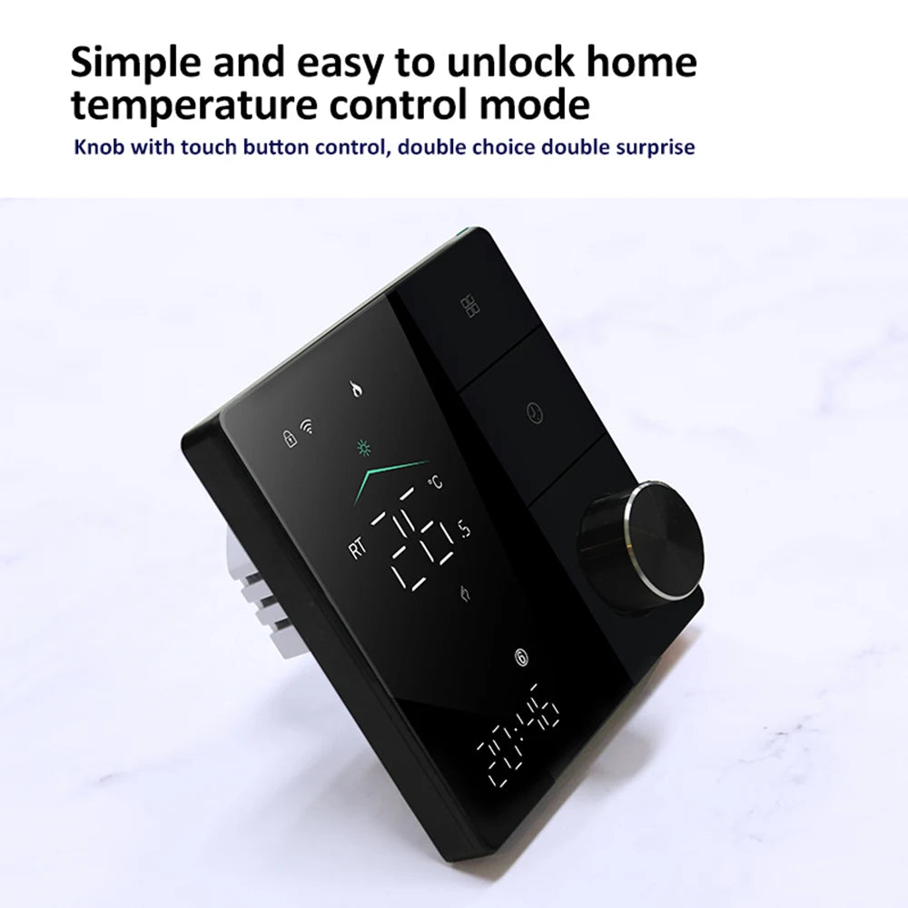 16A WIFI Matter Thermostat Smart Home Electric Warm Floor Heating Temperature Controller Support Google Assistant Alexa