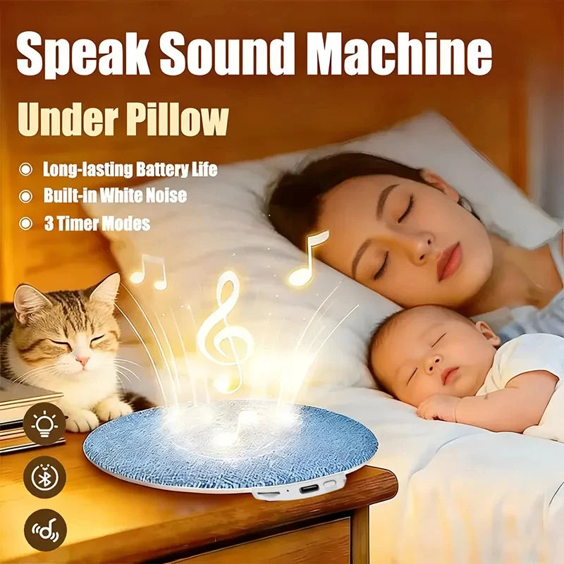 Bedside Sleep-enhancing Audio Ultrasonic Pillow-top Sleep Aid Speaker High Dynamic Sound Quality Bluetooth Speaker 2026 NEW