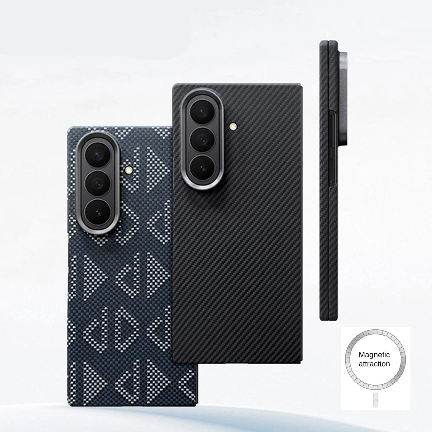Samsung Galaxy Z Fold 7 Aramid Carbon Fiber Case - Slim Military Grade Protection Tidesmit