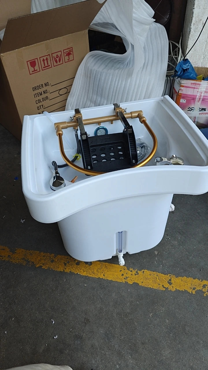 Portable Salon Hair Wash Basin Chair - Mobile Spa Sink Unit Massage Chairs Tidesmit