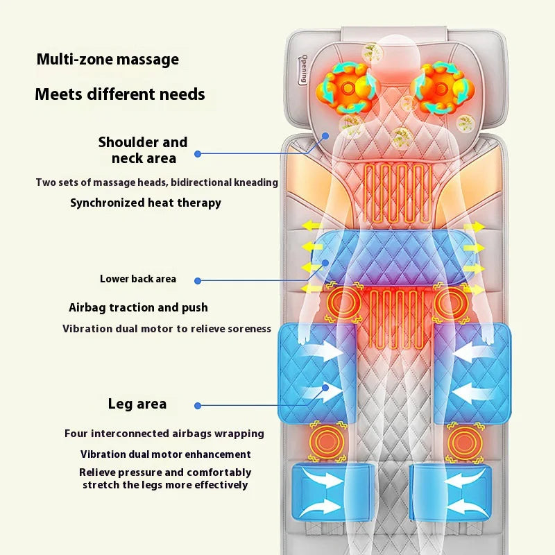 Electric Full Body Massage Bed with Heat Therapy | Tidesmit Massage Chairs Tidesmit