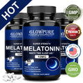 Melatonin 10mg for Deep Sleep, Relieve Insomnia, Healthy Sleep Quality, Stress Relief - Natural Formula