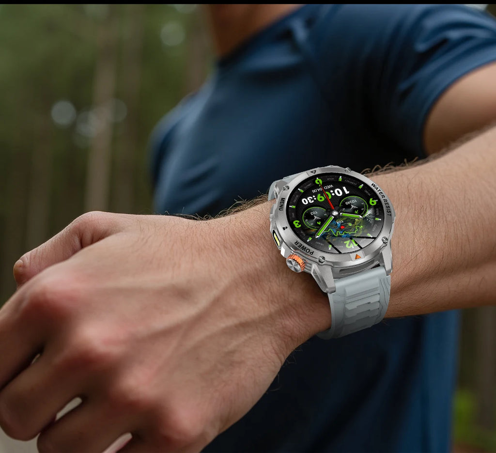 YLL-AK93 Outdoor Sport for Smart Watch Fitness Tracker Sleep Tracker IP67 Waterproof Heart Rate Monitor AMOLED Screen