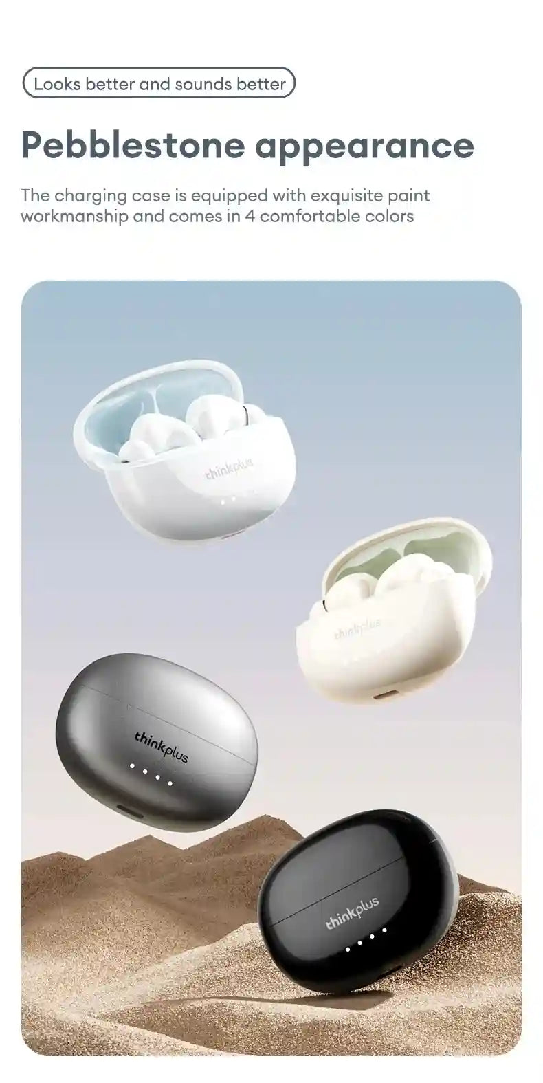 Wireless Bluetooth Earbuds with Low Latency Audio for Gaming Tidesmit