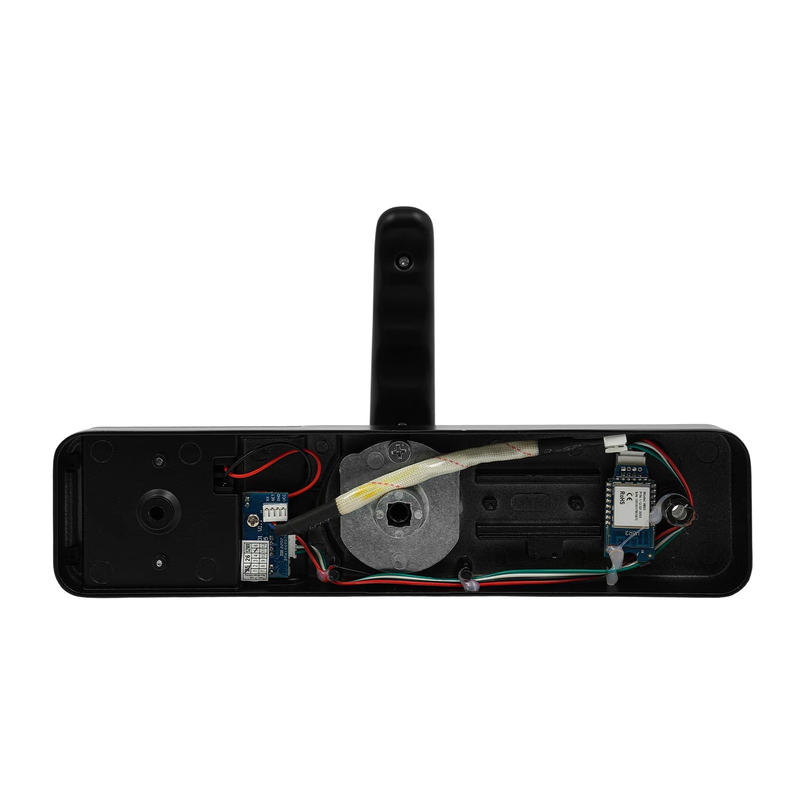 Smart Door Lock Fingerprint Password WiFi TUYA APP Electronic Keypad Lock with 180° Rotatable Handle 50 Fingerprints 100 Passwords Capacity Aluminum Alloy for Home Hotel Office Indoor Outdoor