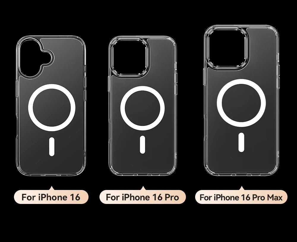 iPhone 17 Pro Max Magnetic Case | Shock-Absorbing Frosted Matte Cover Tidesmit