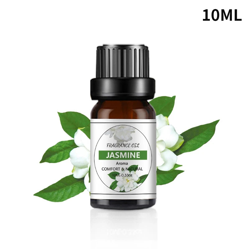 10ml Essential Oils For Humidifier Aromatic Diffuser Lavender Sakura Rose Coffee Sandalwood Lemon Fragrance Oil Making Candles