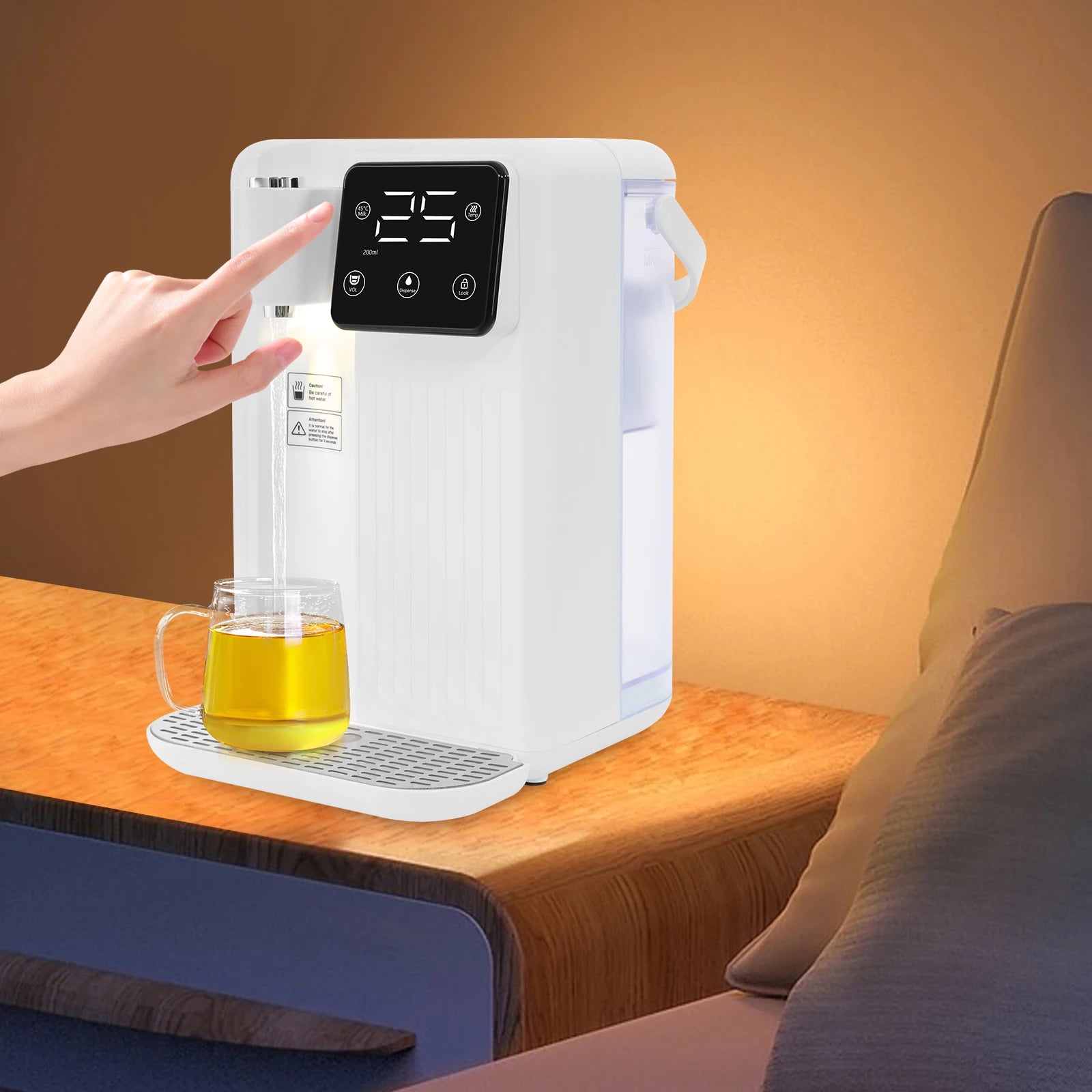 Tidesmit 3L Instant Hot Water Dispenser with Precise Temp Control Tidesmit