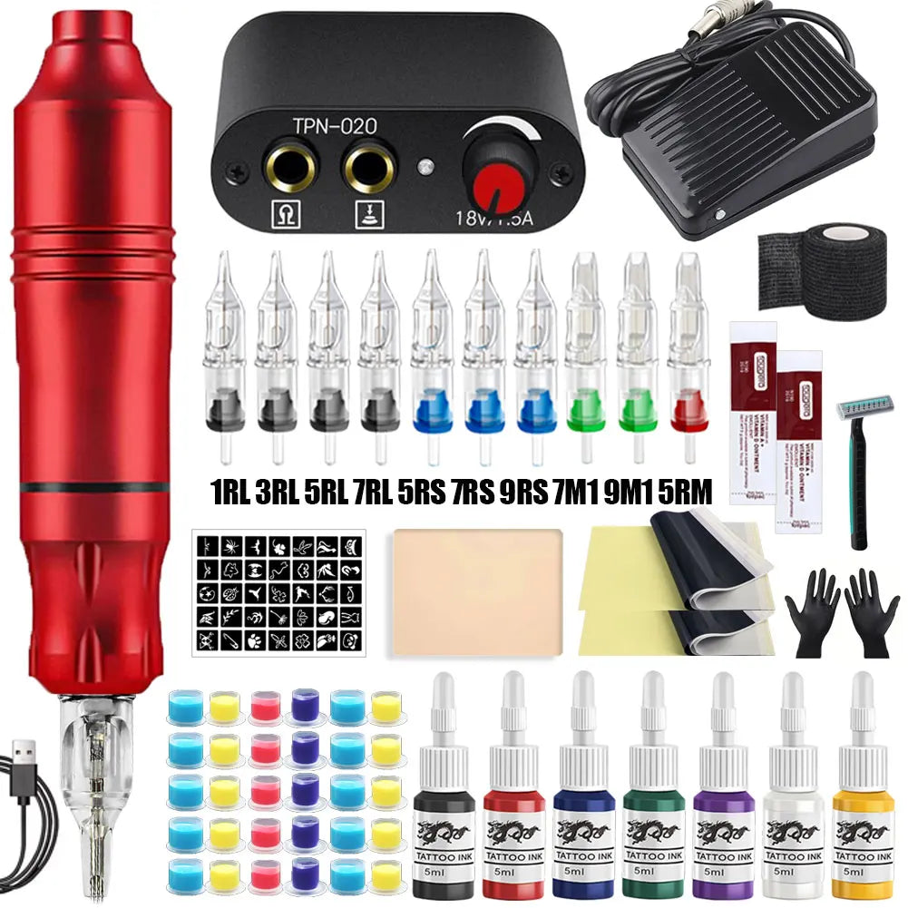 Fascia Gun Percussive Therapy Massager for Deep Tissue Muscle Recovery Fascia Gun 7Ink Pen Kit 2 Tidesmit