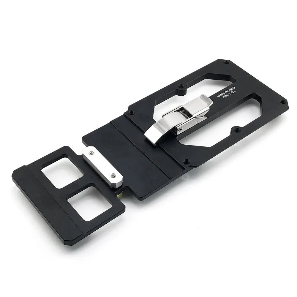 Woodworking Guide Rail Square Right Angle Positioning Plate Match TS55/TS75 Slide Rails Compatible with Festool/Makita/Milwaukee