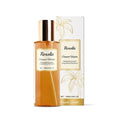 Roxelis Coconut Vanilla body mist, 100ml cylindrical glass bottle, elegant long-lasting fresh niche fragrance for women.