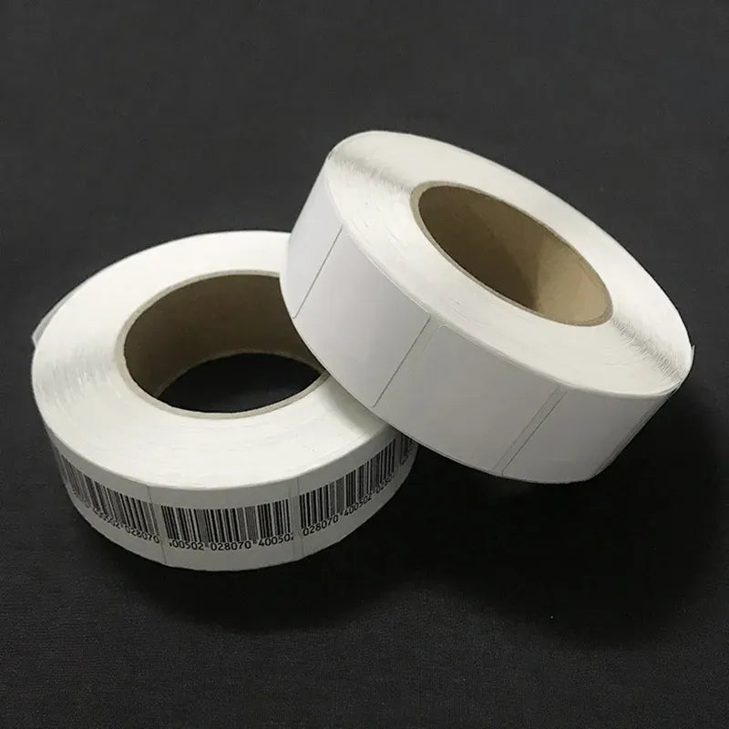 High Sensitivity EAS RF 8.2MHz Soft Label Barcode 3*4cm 4*4cm 1000pcs