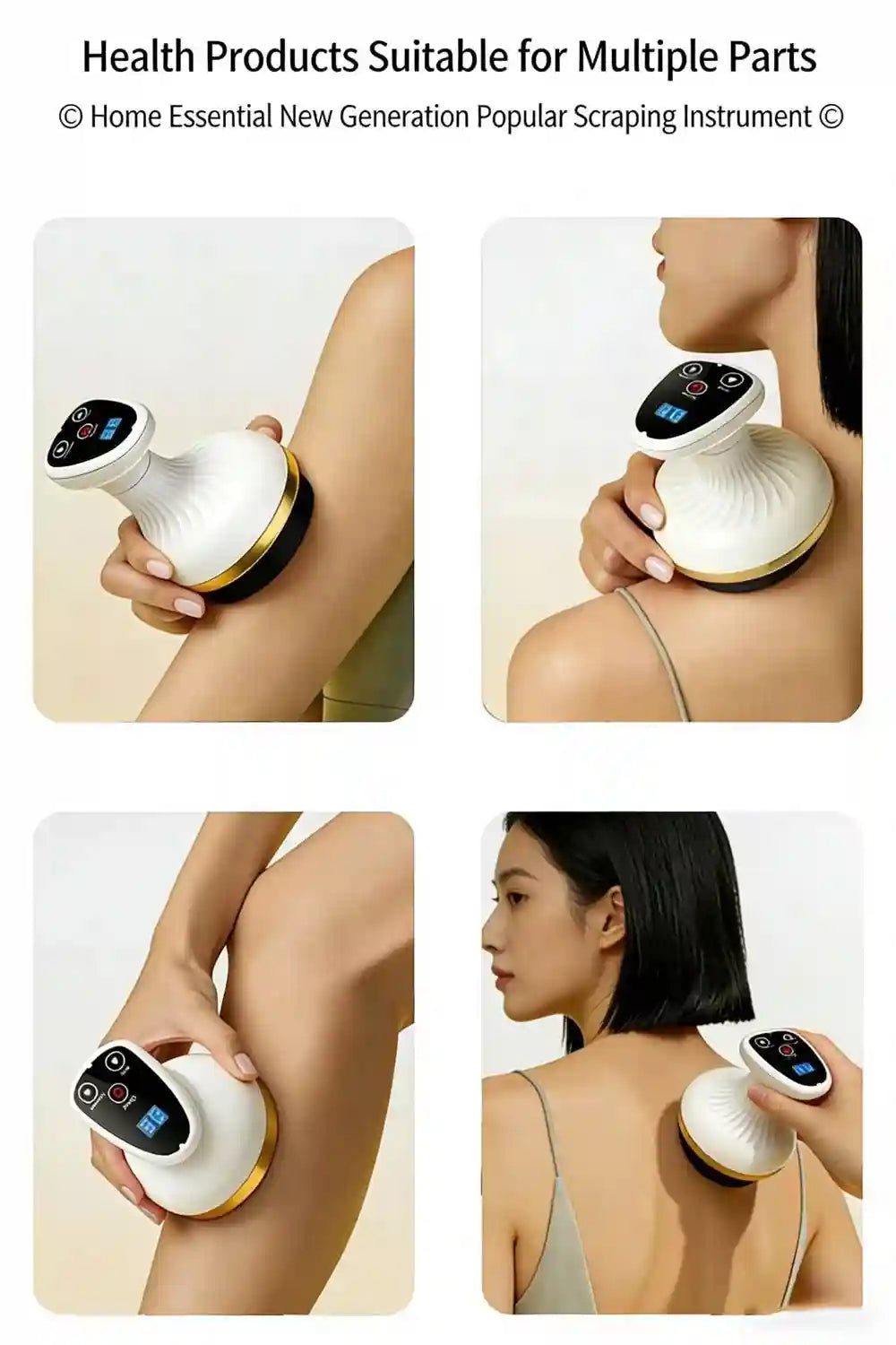 Electric Cupping Massager with Heat Therapy for Deep Tissue Relief Eye Massage Instrument Tidesmit