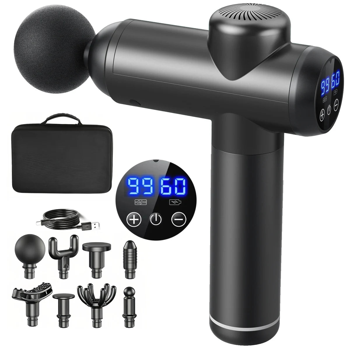 Deep Tissue Percussion Massage Gun for Athletes - EU Stock Fascia Gun Poland Tidesmit