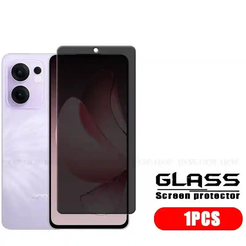 Reno 13F Privacy Screen Protector - 4 Pack Anti-Spy 9H Tempered Glass AE 1 Front Glass For Reno 13F Tidesmit