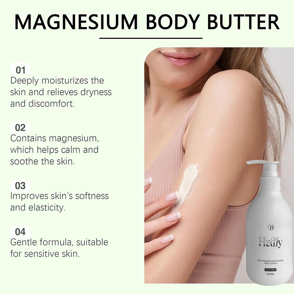 Nicotinamide Whitening Body Lotion Skin Nourishing Moisturizing Body Lotion for Dark Spot Remover Ultra-Hydrating Body Cream
