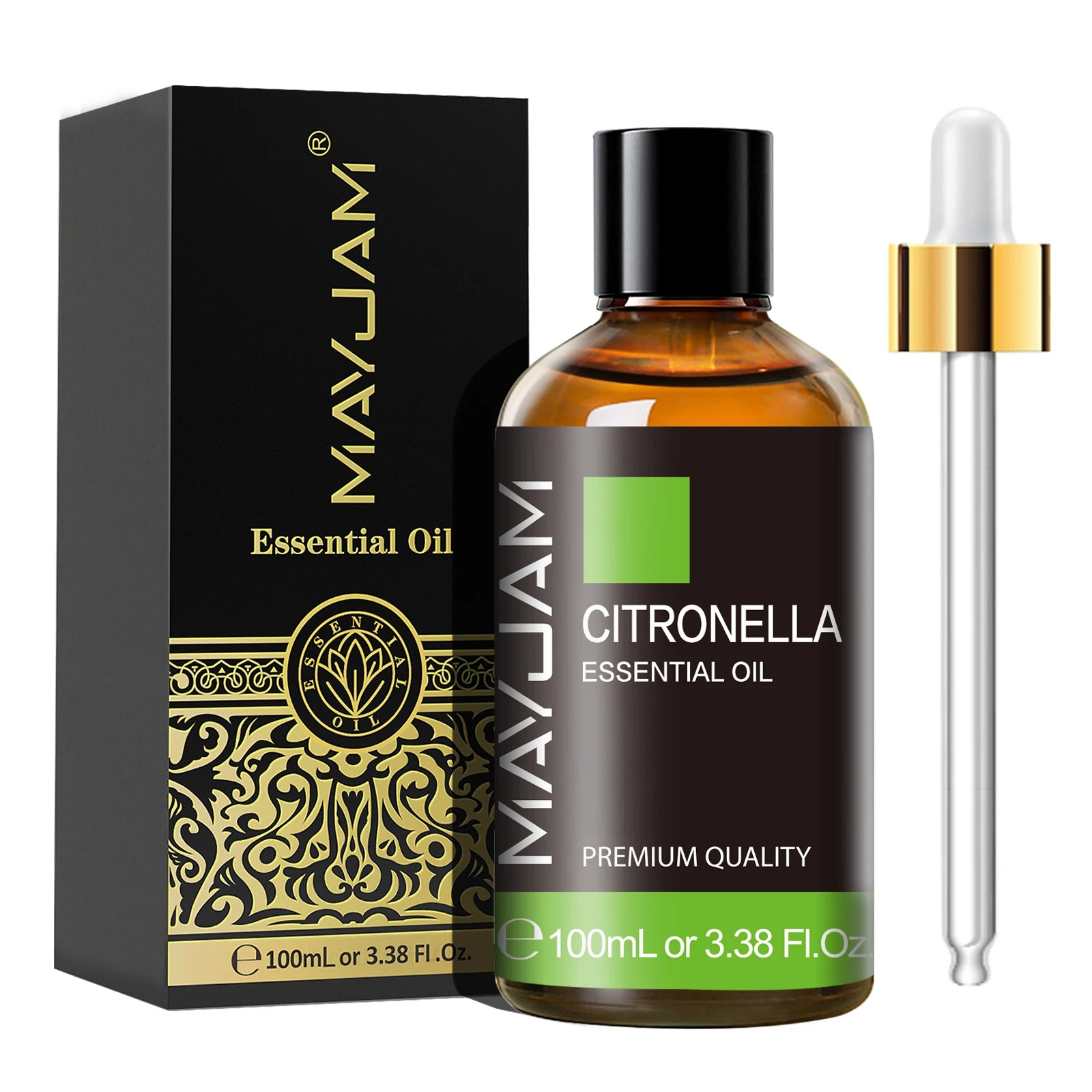 MAYJAM 100ml Pure Natural Essential Oil May Chang Sandalwood Lavender Vanilla Oregano Eucalyptus Oil for Humidifier Diffuser