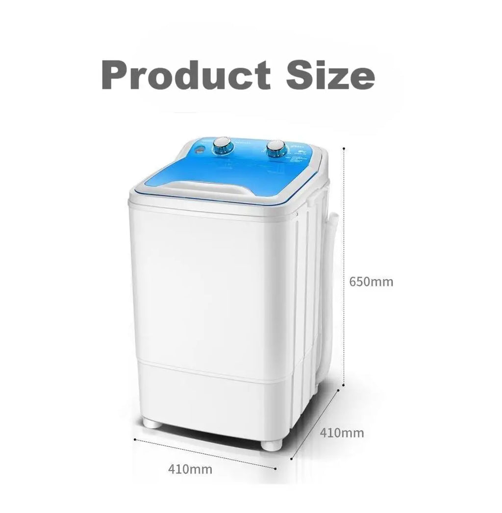 Tidesmit 7kg semi-automatic shoe washing and drying machine side view showing compact laundry appliance design