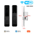 MOES Tuya WiFi Smart Door Lock Facial Palm Vein Recognition Remote Fingerprint Password IC Card Unlock Indoor Battery Powered