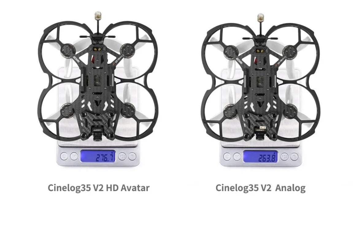GEPRC CineLog35 V2 FPV Drone 6S Analog - Precise Cinematography Tidesmit